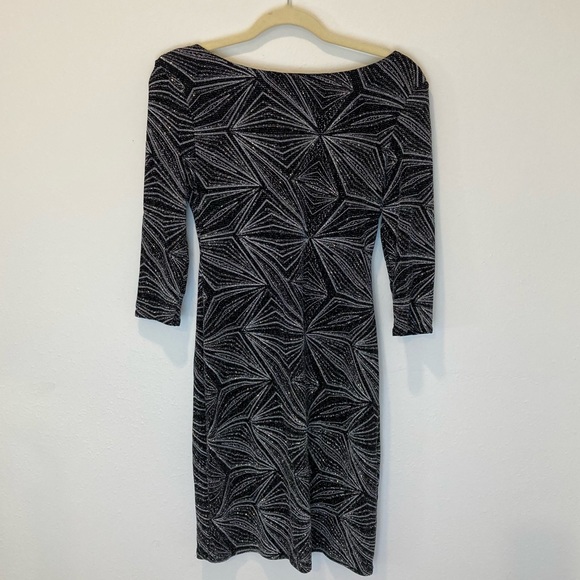 Diamond Geometrical Sparkly Cocktail Dress - Picture 1 of 4